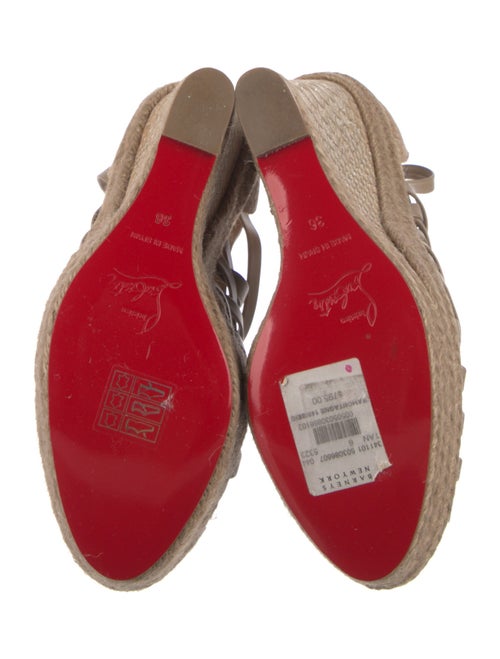 Christian Louboutin Leather Espadrilles