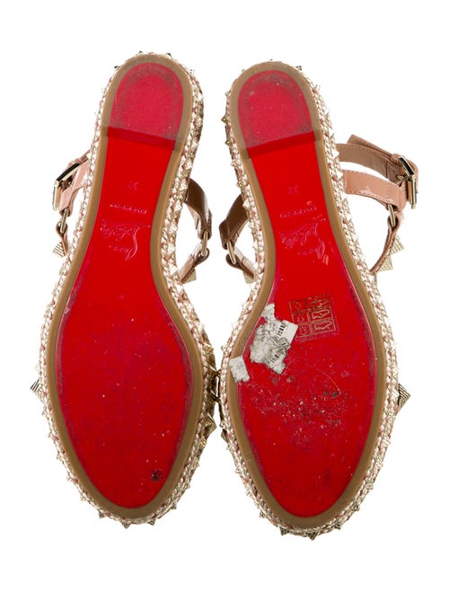 Christian Louboutin Pyraclou Rockstud Accents Espadrilles