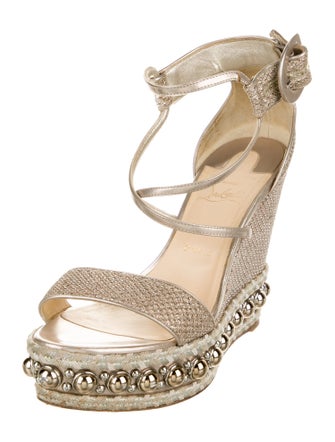 Christian Louboutin chocazeppa Studded Accents Espadrilles