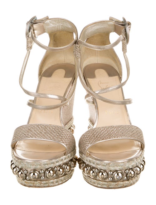Christian Louboutin chocazeppa Studded Accents Espadrilles