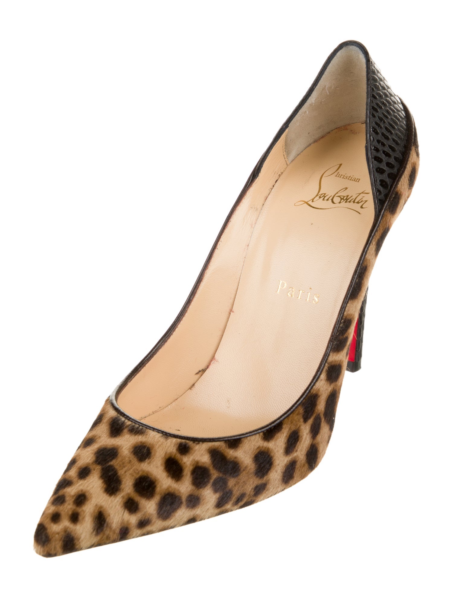 Christian Louboutin Maastricht 100 Ponyhair Pumps