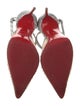 Christian Louboutin Mesh Mesh Accents T-Strap Pumps