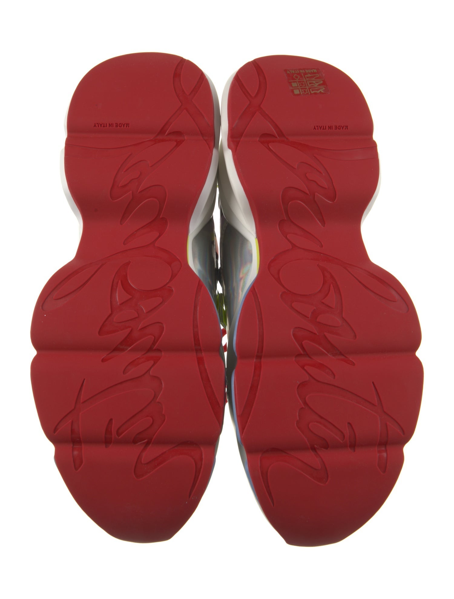 Christian Louboutin Rubber Printed Chunky Sneakers
