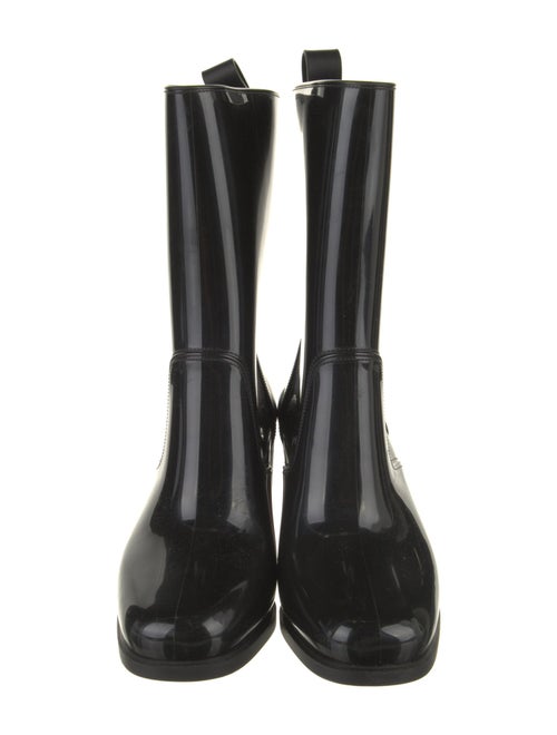 Christian Louboutin Rubber Studded Accents Rain Boots