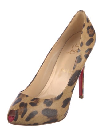 Christian Louboutin Leather Printed Pumps