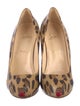 Christian Louboutin Leather Printed Pumps