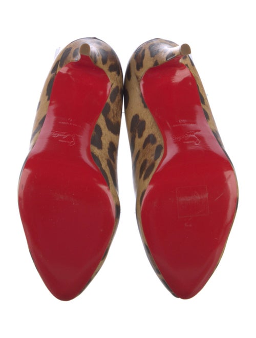Christian Louboutin Leather Printed Pumps