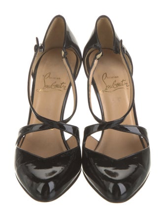 Christian Louboutin Patent Leather D'Orsay Pumps