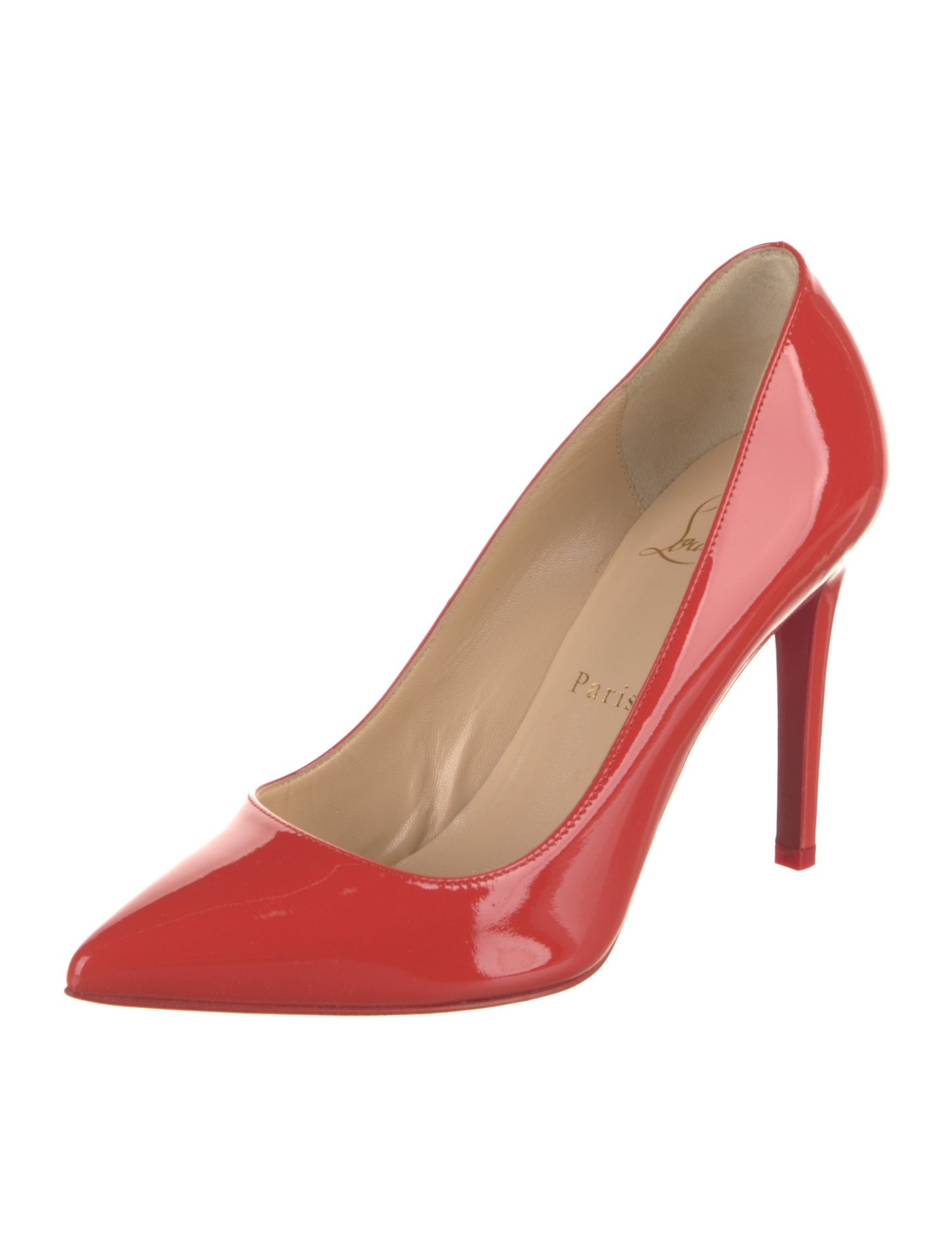 Christian Louboutin Pigalle 100 Patent Leather Pumps