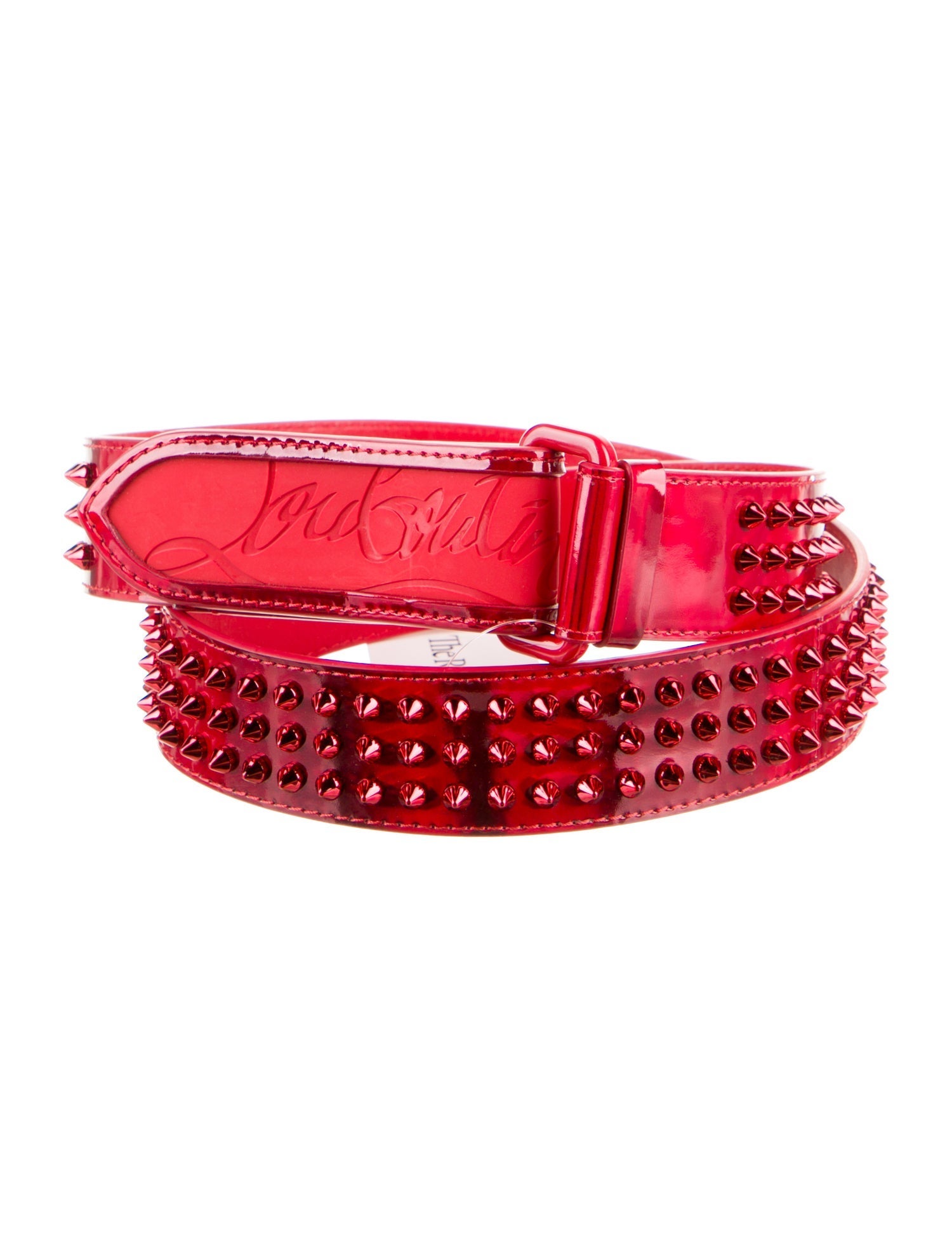 Christian Louboutin Patent Leather Belt