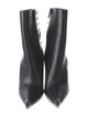 Christian Louboutin Leather Studded Accents Boots