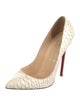 Christian Louboutin So Kate Python Pumps