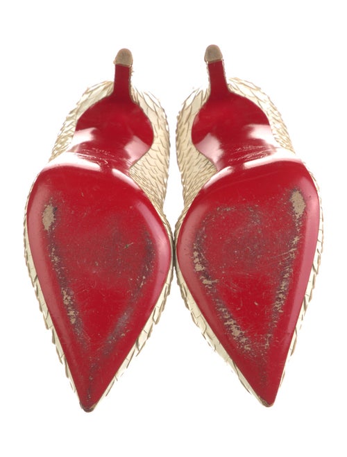 Christian Louboutin So Kate Python Pumps