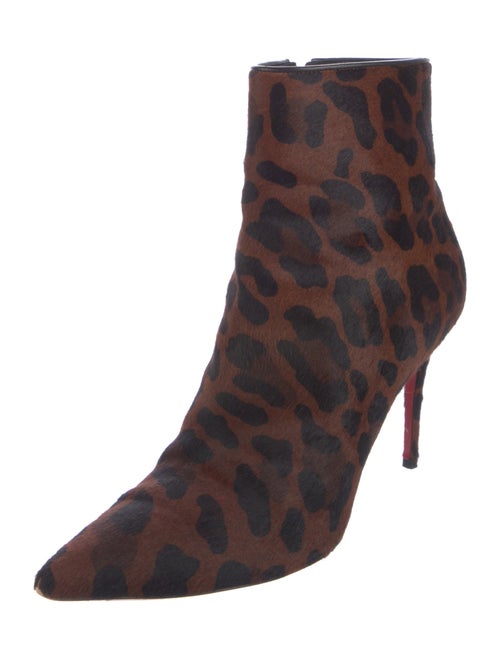 Christian Louboutin Ponyhair Animal Print Boots
