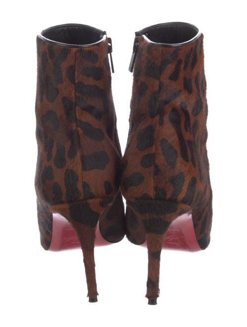 Christian Louboutin Ponyhair Animal Print Boots