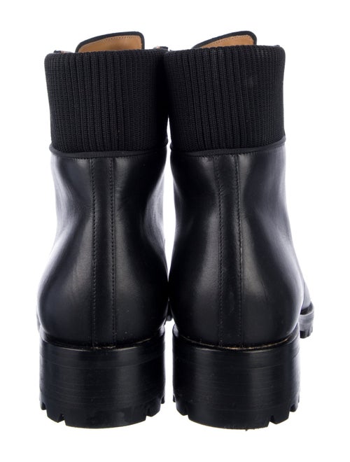 Christian Louboutin Leather Lace-Up Boots