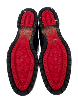 Christian Louboutin Leather Lace-Up Boots