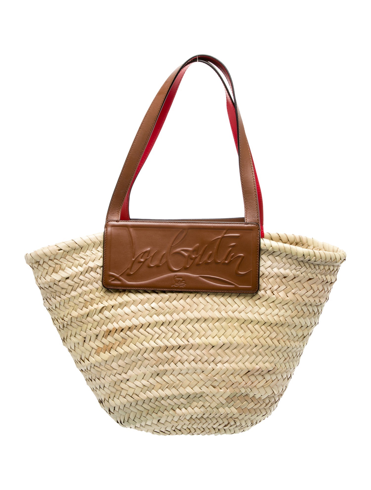Christian Louboutin Straw Loubishore