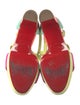 Christian Louboutin Suede Colorblock Pattern Sandals