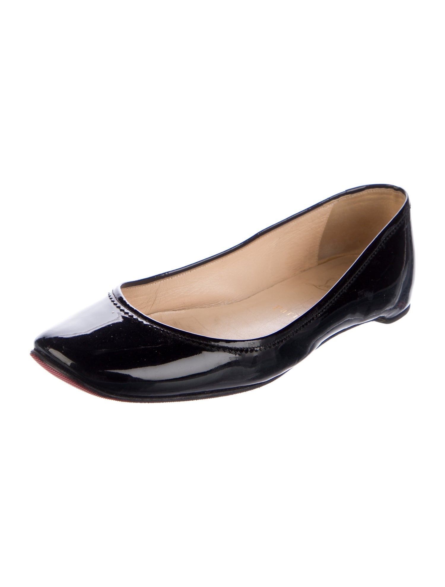 Christian Louboutin Patent Leather Ballet Flats