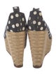 Christian Louboutin Canvas Polka Dot Print Pumps