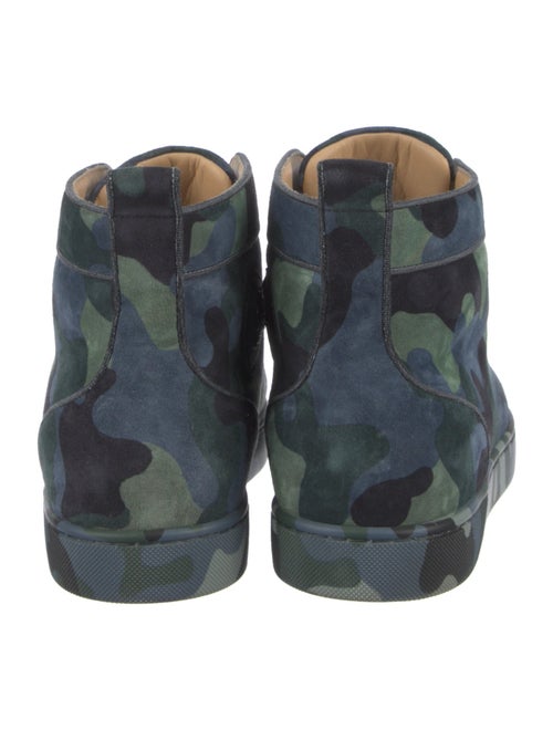 Christian Louboutin Suede Printed Sneakers