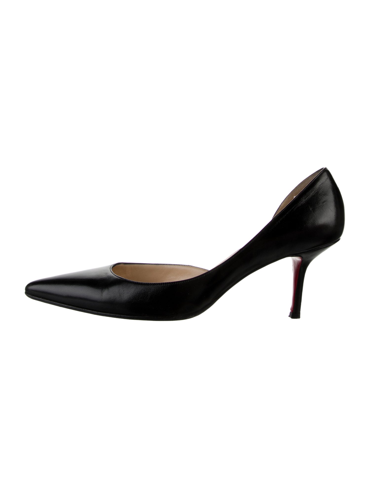 Christian Louboutin Iriza Leather D'Orsay Pumps