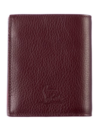 Christian Louboutin Leather Printed Compact Wallet
