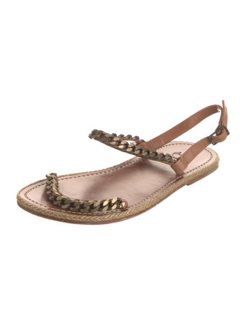 Christian Louboutin Jute Slingback Sandals