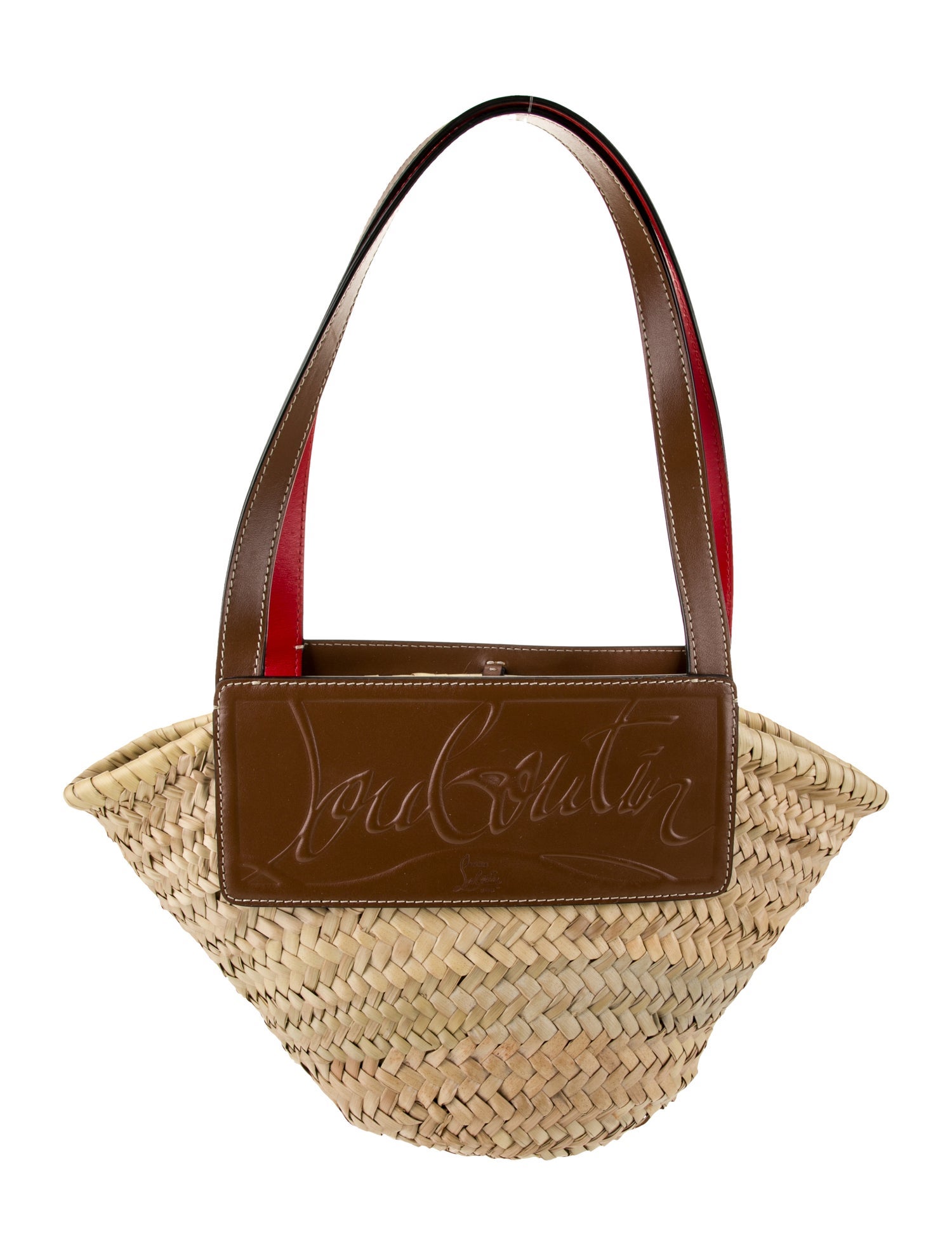 Christian Louboutin Straw Loubi Shore