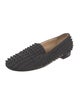 Christian Louboutin Spike Accents Wool Loafers