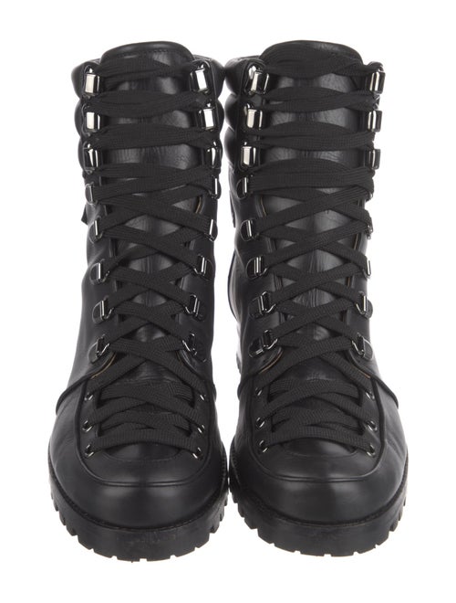 Christian Louboutin Leather Combat Boots