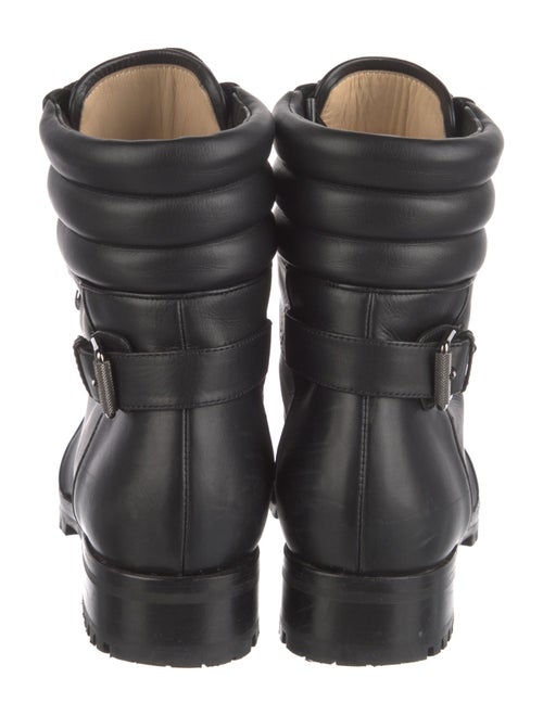 Christian Louboutin Leather Combat Boots