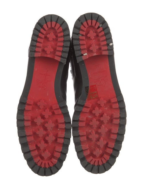 Christian Louboutin Leather Combat Boots