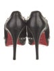 Christian Louboutin Spike Accents Suede Pumps