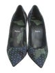 Christian Louboutin Suede Camouflage Print Pumps