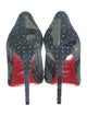Christian Louboutin Suede Camouflage Print Pumps