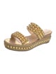 Christian Louboutin Studded Accents Slides