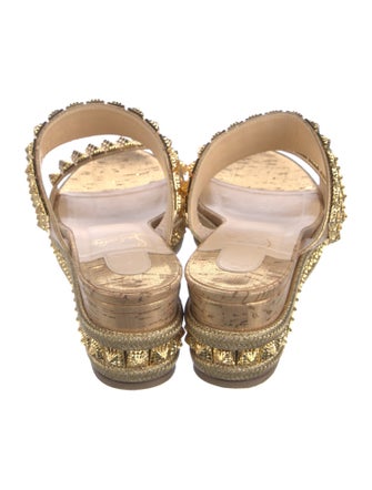 Christian Louboutin Studded Accents Slides