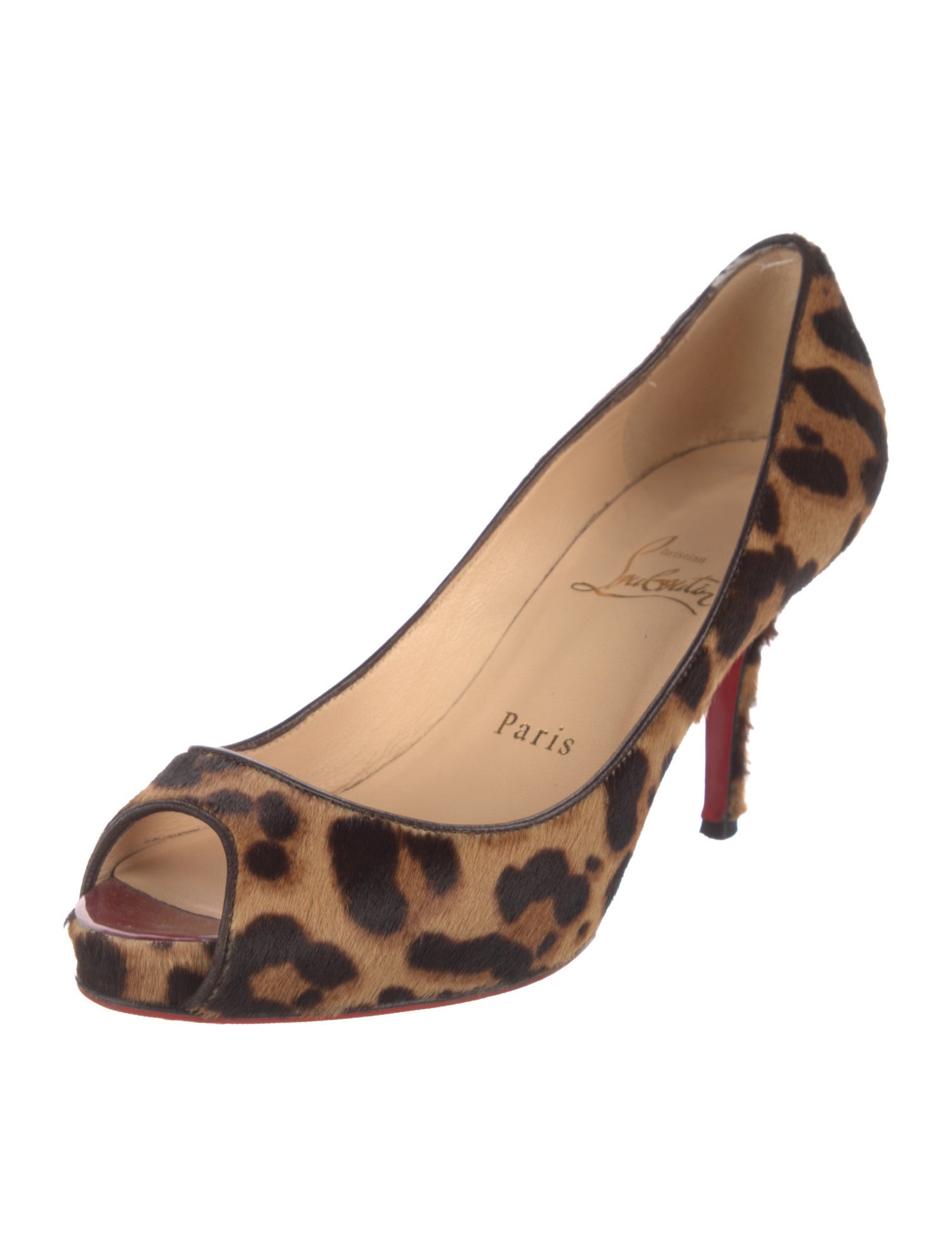 Christian Louboutin Ponyhair Animal Print Pumps