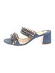 Christian Louboutin Tina Goes Mad Spike Accents Slides