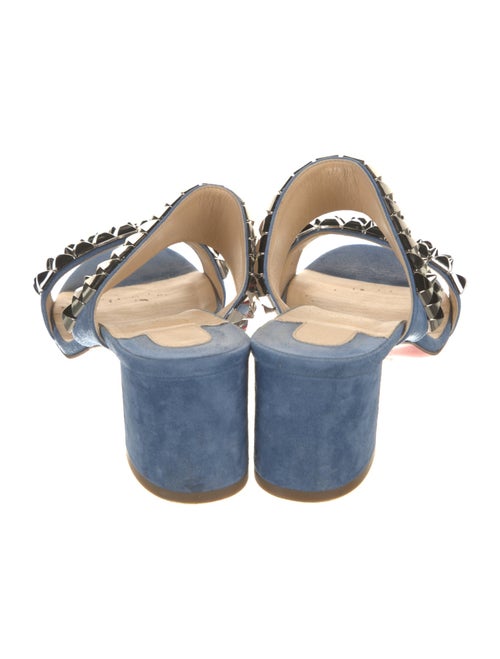 Christian Louboutin Tina Goes Mad Spike Accents Slides