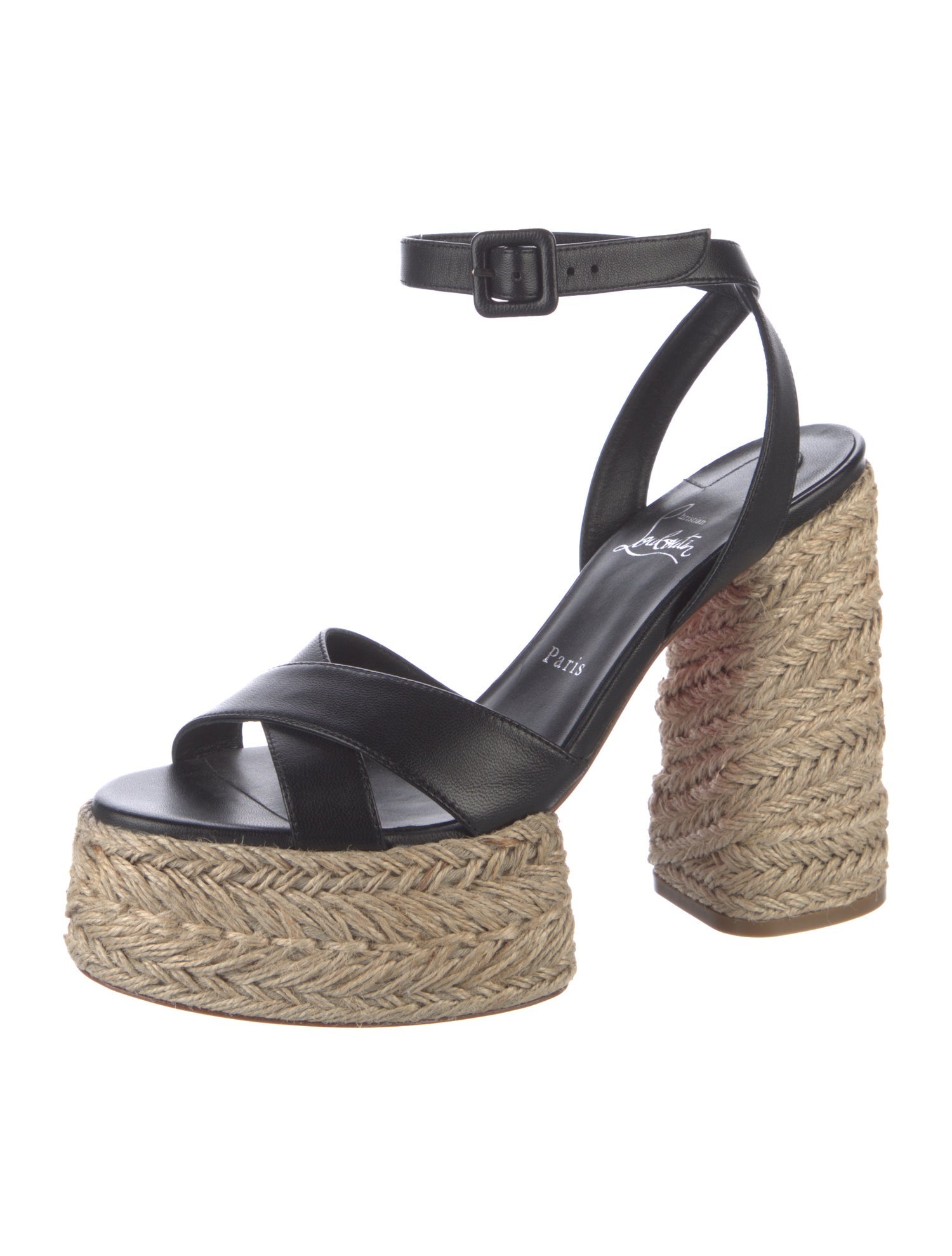 Christian Louboutin Leather Espadrilles