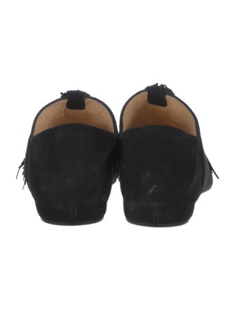 Christian Louboutin Spike Accents Suede Oxfords