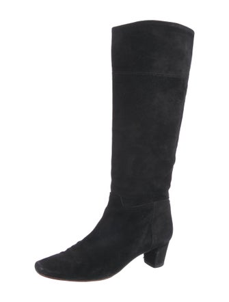 Christian Louboutin Suede Riding Boots