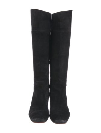 Christian Louboutin Suede Riding Boots