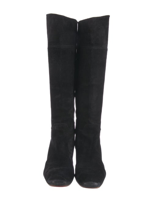Christian Louboutin Suede Riding Boots