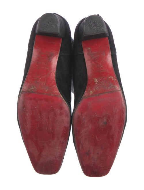 Christian Louboutin Suede Riding Boots