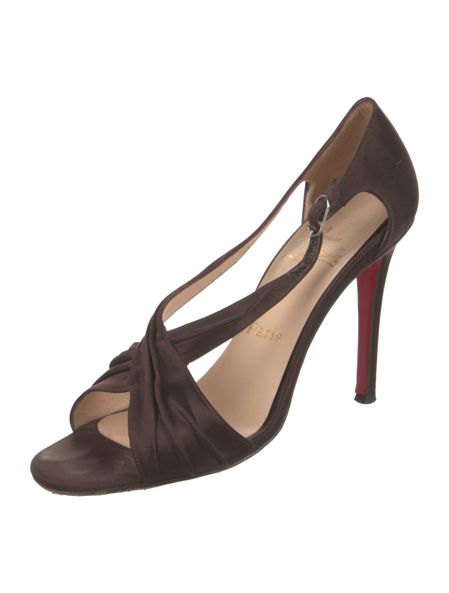 Christian Louboutin Satin Sandals