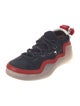 Christian Louboutin Suede Colorblock Pattern Sneakers